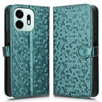 For OnePlus N6 4G Wallet Case Dot Pattern Imprint PU Leather Phone Cover with Wrist Strap