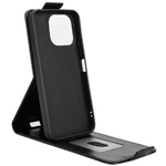 Til OnePlus N6 4G Stand Case Magnetisk Lås Lodret Flip Læder Telefon Cover med Kortholder
