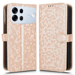Til Oppo A7 Pro Max 5G Pung Etui med Prikmønster Præg, PU Læder Telefoncover med Håndrem