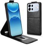 For Oppo A7 Pro Max 5G Stand Case Magnetic Clasp Vertical Flip Leather Phone Cover with Card Holder