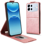 For Oppo A7 Pro Max 5G Stand Case Magnetic Clasp Vertical Flip Leather Phone Cover with Card Holder