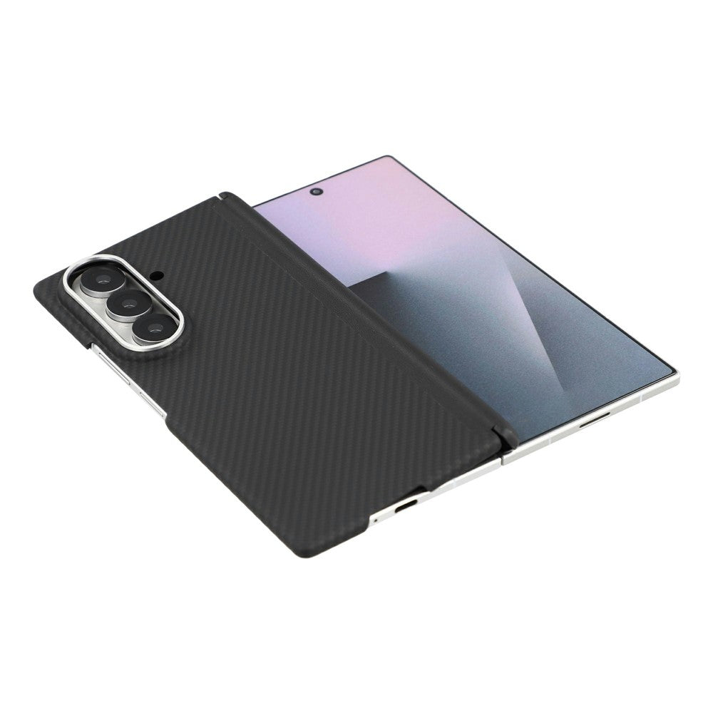 X-LEVEL Til Samsung Galaxy Z Fold8 Ultra Magnetisk Cover Kulfibertekstur Hængselbeskyttelse PC + CFRP Telefoncover