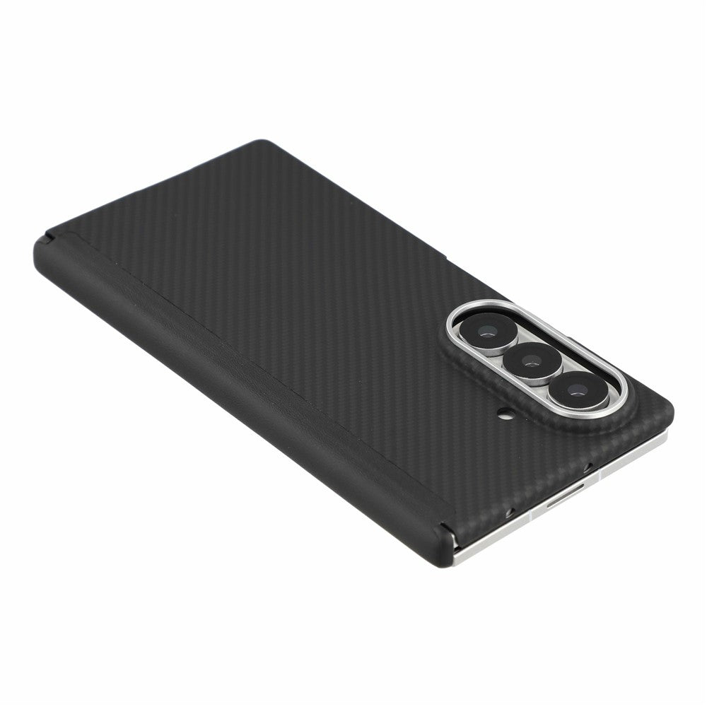 X-LEVEL Til Samsung Galaxy Z Fold8 Ultra Magnetisk Cover Kulfibertekstur Hængselbeskyttelse PC + CFRP Telefoncover