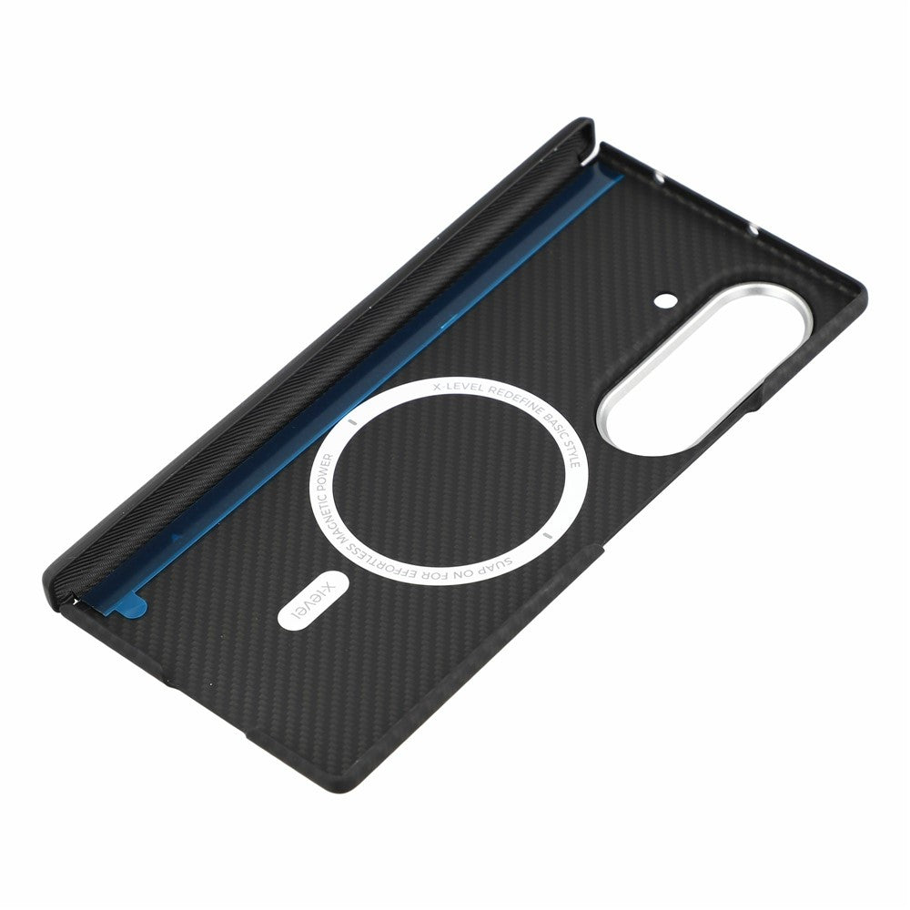 X-LEVEL Til Samsung Galaxy Z Fold8 Ultra Magnetisk Cover Kulfibertekstur Hængselbeskyttelse PC + CFRP Telefoncover