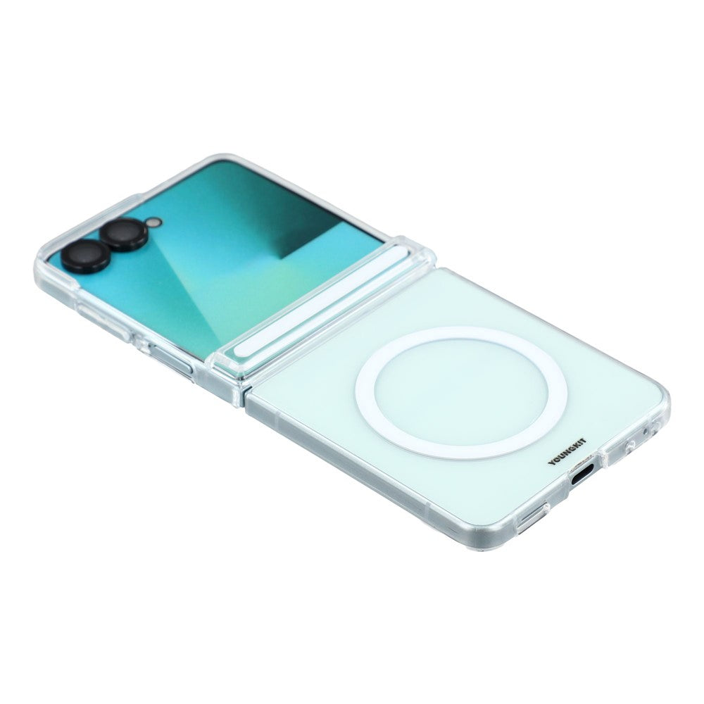YOUNGKIT til Samsung Galaxy Z Flip8 Magnetisk cover i PC med hængsel / frontramme