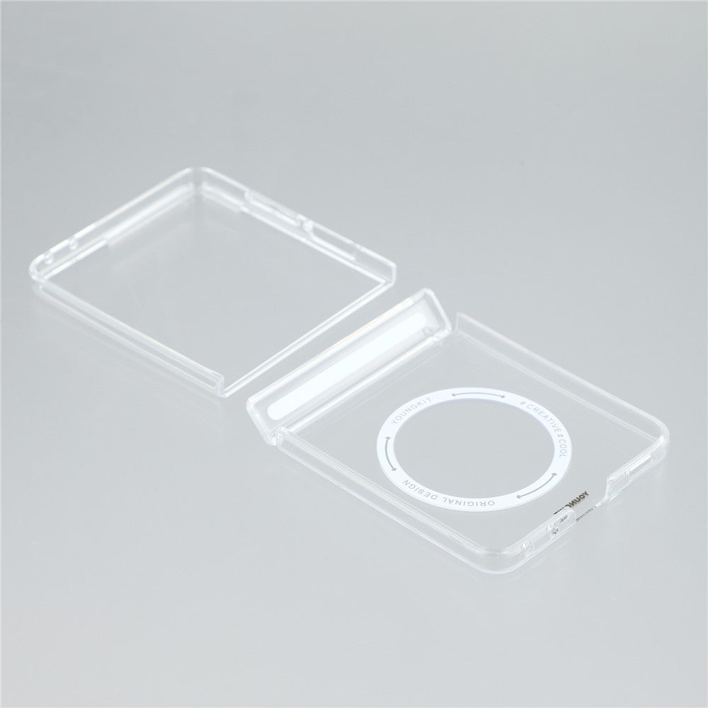 YOUNGKIT til Samsung Galaxy Z Flip8 Magnetisk cover i PC med hængsel / frontramme