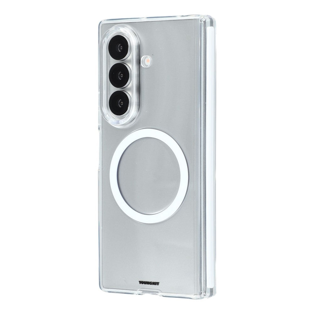 YOUNGKIT For Samsung Galaxy Z Fold8 Ultra / Z Fold7 5G Magnetic Case PC Phone Cover with Hinge / Front Frame