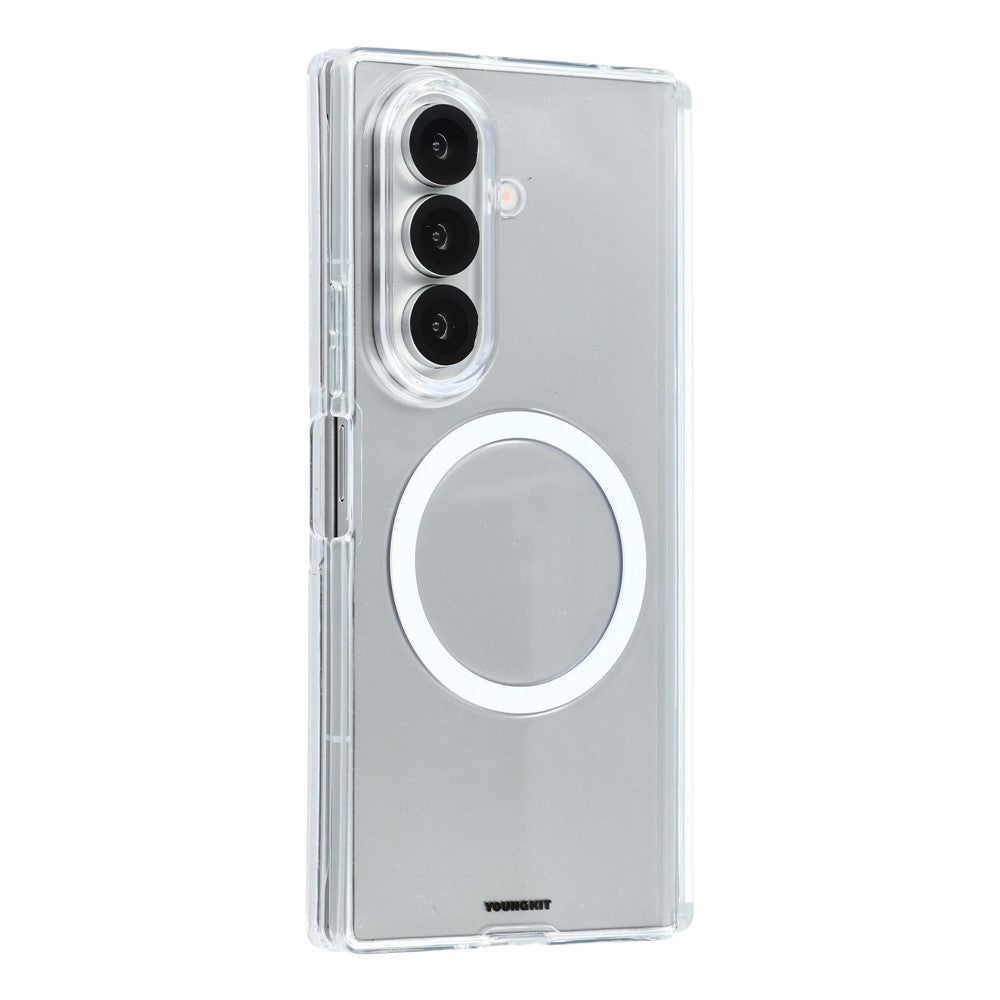 YOUNGKIT For Samsung Galaxy Z Fold8 Ultra / Z Fold7 5G Magnetic Case PC Phone Cover with Hinge / Front Frame