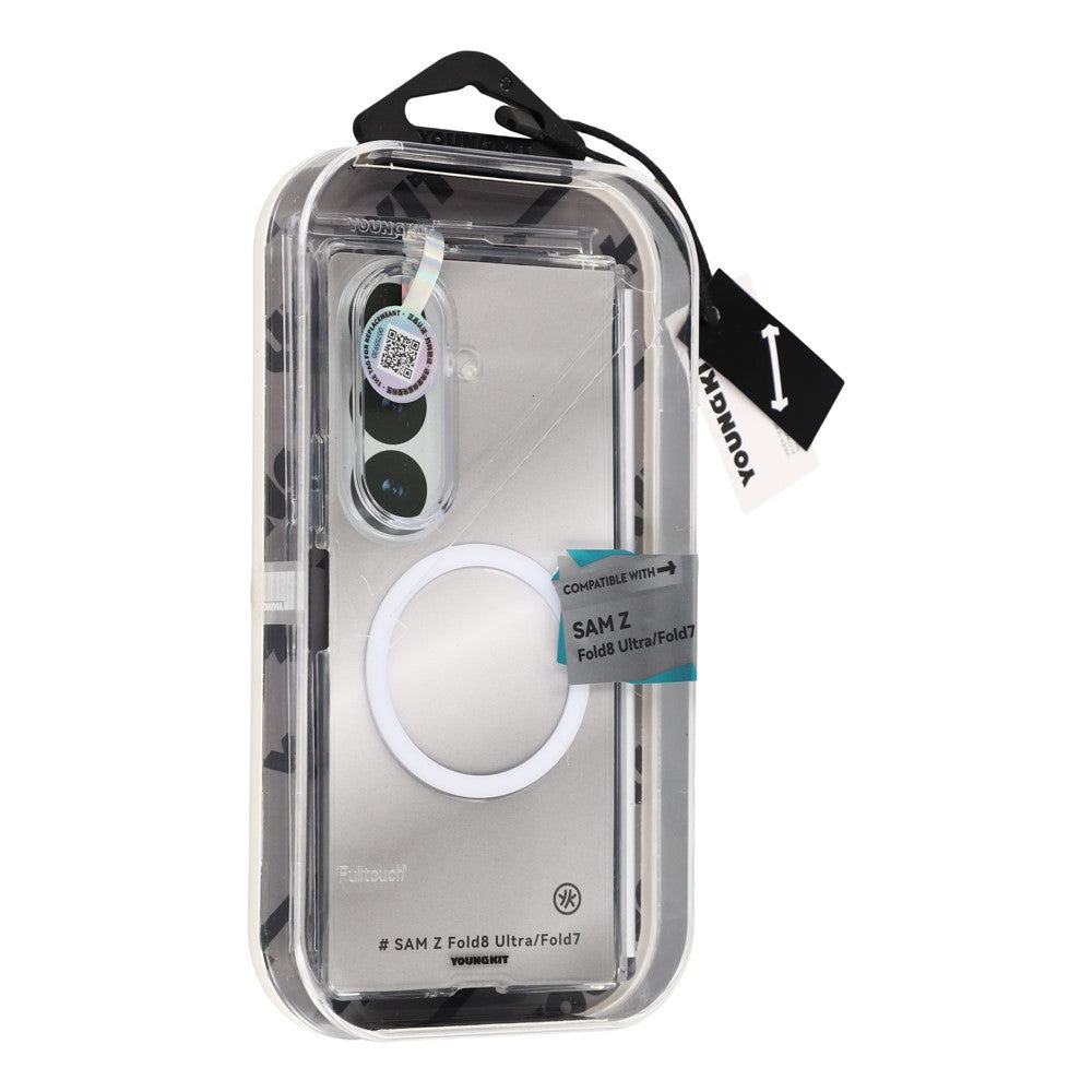 YOUNGKIT For Samsung Galaxy Z Fold8 Ultra / Z Fold7 5G Magnetic Case PC Phone Cover with Hinge / Front Frame