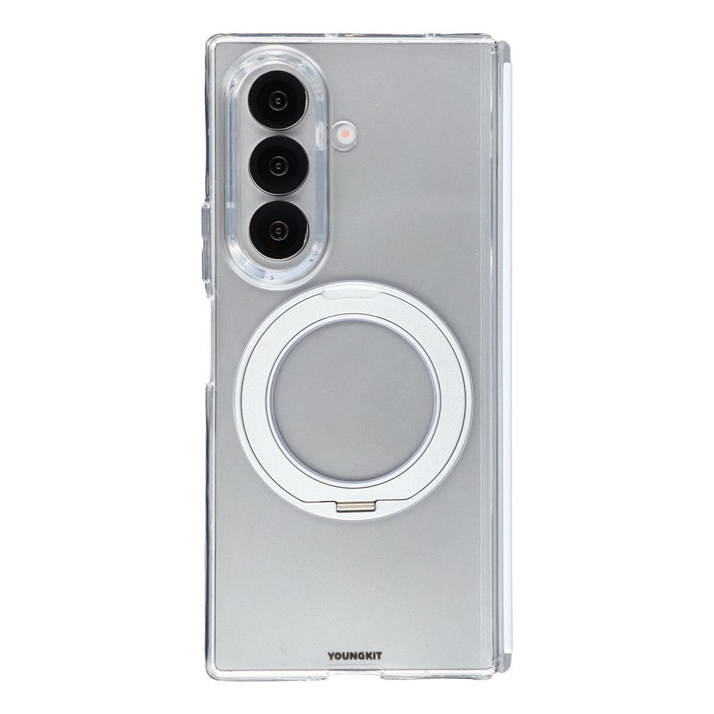 YOUNGKIT For Samsung Galaxy Z Fold8 Ultra / Z Fold7 5G Magnetic Case PC Phone Cover with Rotating Kickstand