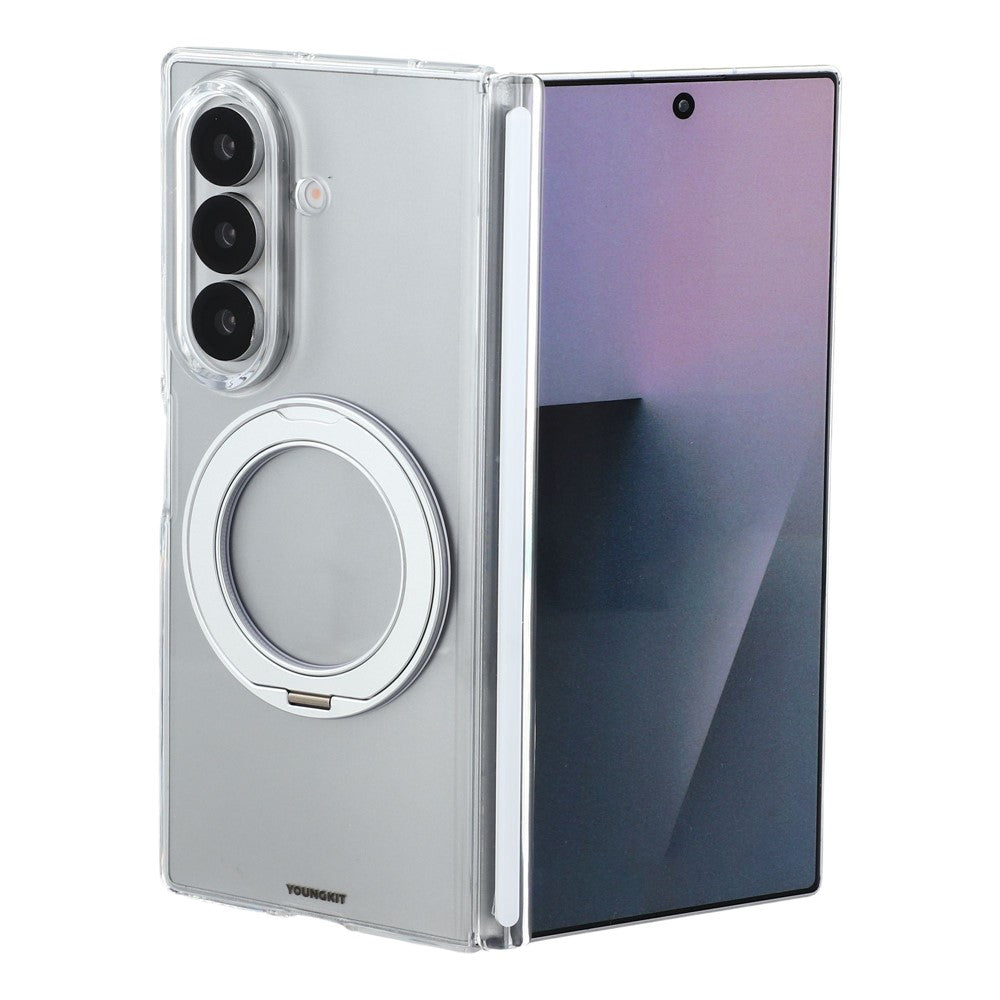 YOUNGKIT For Samsung Galaxy Z Fold8 Ultra / Z Fold7 5G Magnetic Case PC Phone Cover with Rotating Kickstand