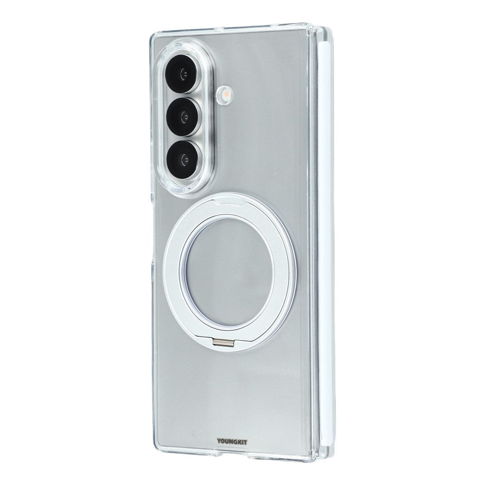 YOUNGKIT For Samsung Galaxy Z Fold8 Ultra / Z Fold7 5G Magnetic Case PC Phone Cover with Rotating Kickstand