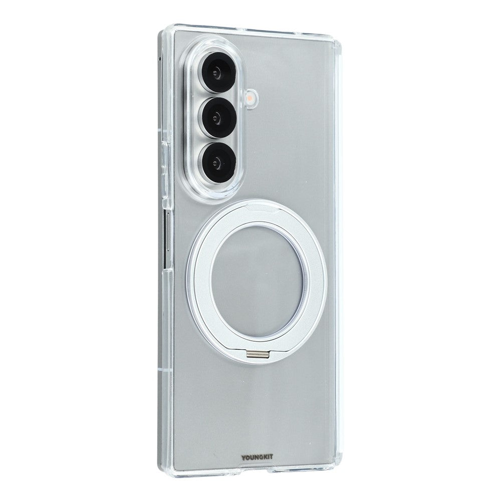 YOUNGKIT For Samsung Galaxy Z Fold8 Ultra / Z Fold7 5G Magnetic Case PC Phone Cover with Rotating Kickstand