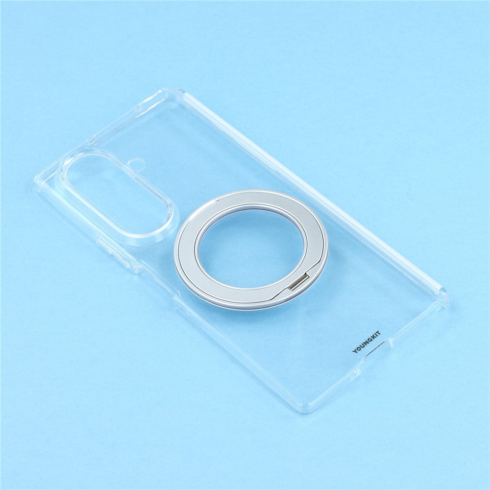 YOUNGKIT For Samsung Galaxy Z Fold8 Ultra / Z Fold7 5G Magnetic Case PC Phone Cover with Rotating Kickstand