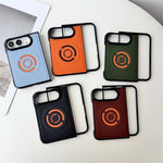 WANLONFENG KJB Series for iPhone Fold Magnetic Case Tech Fabric Texture PC + TPU Phone Protective Cover