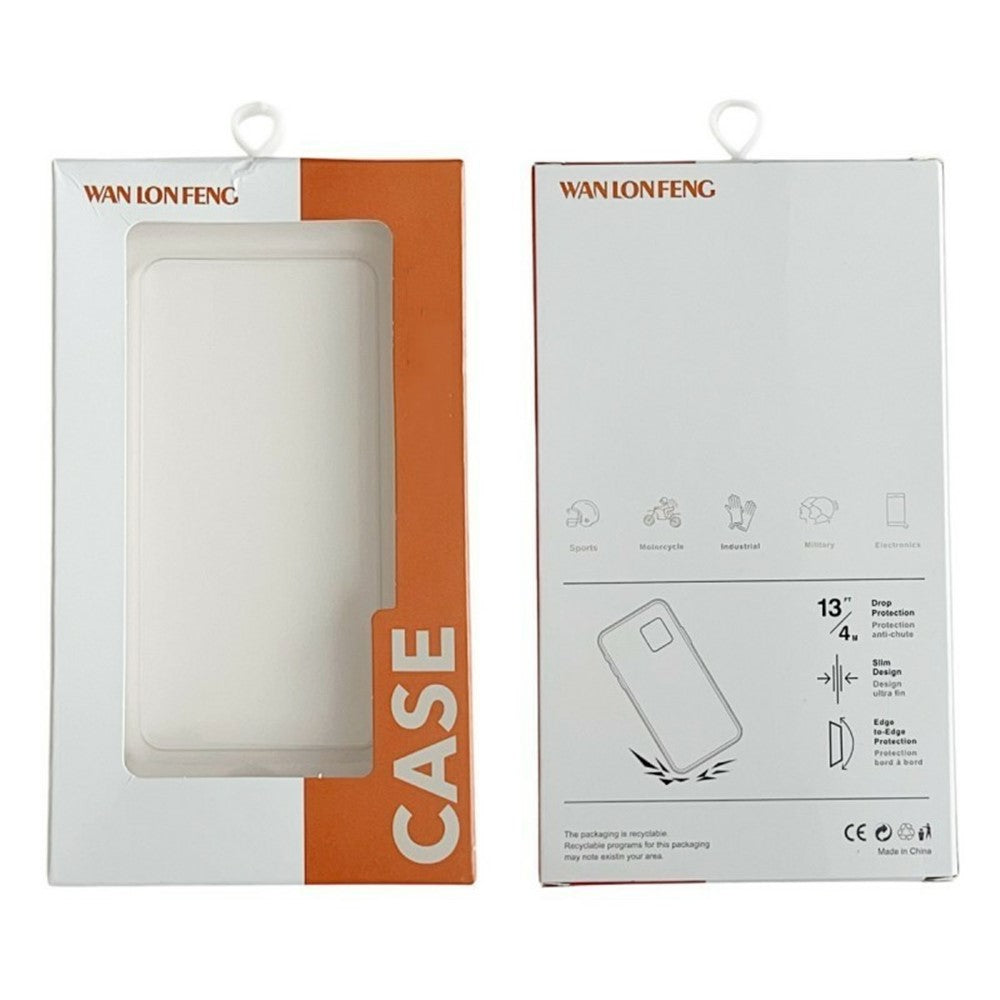 WANLONFENG KJB Series for iPhone Fold Magnetic Case Tech Fabric Texture PC + TPU Phone Protective Cover