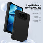 DUX DUCIS Piel Series for iPhone Fold Magnetic Case Liquid Silicone Shockproof Hinge Protection Phone Cover