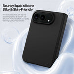 DUX DUCIS Piel Series for iPhone Fold Magnetic Case Liquid Silicone Shockproof Hinge Protection Phone Cover