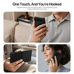 DUX DUCIS Piel Series for iPhone Fold Magnetic Case Liquid Silicone Shockproof Hinge Protection Phone Cover