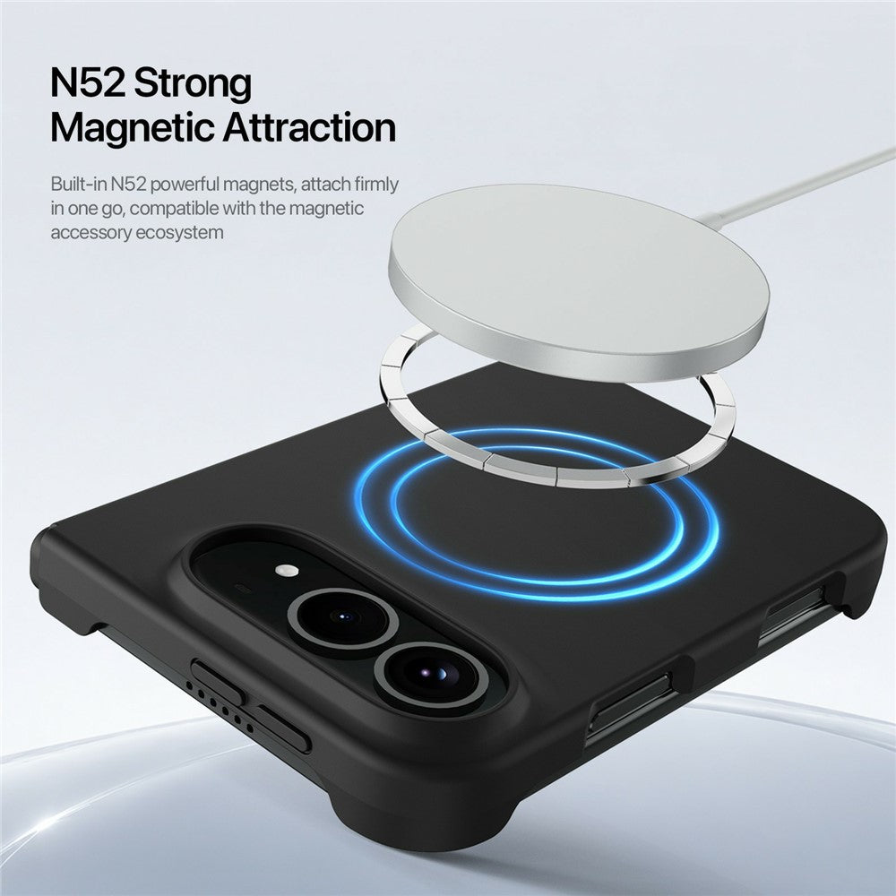 DUX DUCIS Piel Series for iPhone Fold Magnetic Case Liquid Silicone Shockproof Hinge Protection Phone Cover