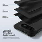 DUX DUCIS Piel Series for iPhone Fold Magnetic Case Liquid Silicone Shockproof Hinge Protection Phone Cover