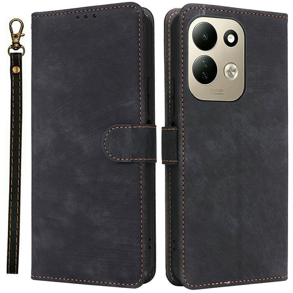 For Xiaomi Redmi 17 4G  /  Redmi 17 5G Wallet Case RFID Blocking PU Leather Phone Cover Stand with Strap