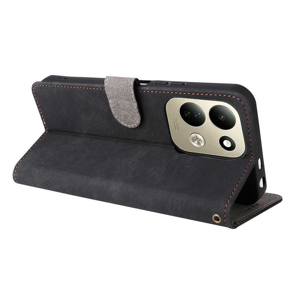 For Xiaomi Redmi 17 4G  /  Redmi 17 5G Wallet Case RFID Blocking PU Leather Phone Cover Stand with Strap