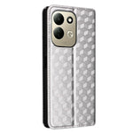 For Xiaomi Redmi 17 4G  /  Redmi 17 5G Case Wallet Rhombus Imprinted PU Leather Phone Cover