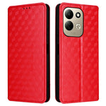 For Xiaomi Redmi 17 4G  /  Redmi 17 5G Case Wallet Rhombus Imprinted PU Leather Phone Cover