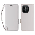 For Xiaomi Redmi Note 17 4G (Global) / Note 17 5G (Global) / Note 17 (India / China) 5G Case Litchi Texture Wallet Leather Phone Cover with Wrist Strap