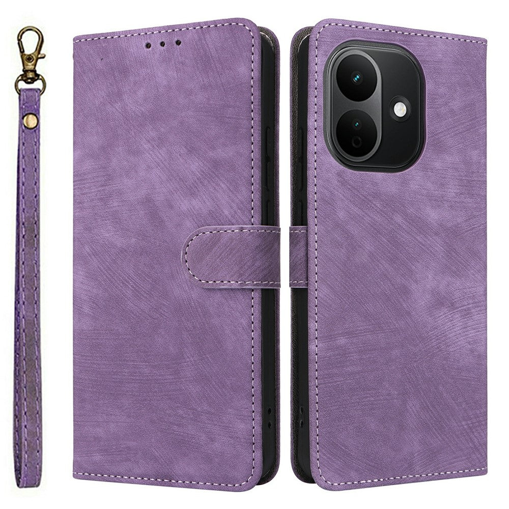 For Xiaomi Redmi Note 17 4G / Note 17 (India / China) 5G Wallet Case RFID Blocking PU Leather Phone Cover Stand with Strap