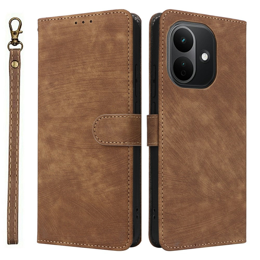 For Xiaomi Redmi Note 17 4G / Note 17 (India / China) 5G Wallet Case RFID Blocking PU Leather Phone Cover Stand with Strap