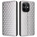 For Xiaomi Redmi Note 17 4G (Global) / Note 17 5G (Global) / Note 17 (India / China) 5G Case Wallet Rhombus Imprinted PU Leather Phone Cover