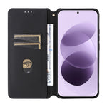 For Xiaomi Redmi Note 17 4G (Global) / Note 17 5G (Global) / Note 17 (India / China) 5G Case Wallet Rhombus Imprinted PU Leather Phone Cover