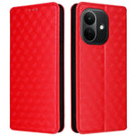 For Xiaomi Redmi Note 17 4G (Global) / Note 17 5G (Global) / Note 17 (India / China) 5G Case Wallet Rhombus Imprinted PU Leather Phone Cover