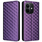 For Xiaomi Redmi Note 17 4G (Global) / Note 17 5G (Global) / Note 17 (India / China) 5G Case Wallet Rhombus Imprinted PU Leather Phone Cover