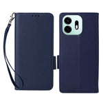 For OnePlus N6 4G Case Litchi Texture Wallet Leather Phone Cover with Wrist Strap