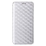 For OnePlus N6 4G Case Wallet Rhombus Imprinted PU Leather Phone Cover