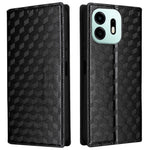 For OnePlus N6 4G Case Wallet Rhombus Imprinted PU Leather Phone Cover