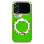 For Xiaomi 17 Pro Case Magnetic Rotating Kickstand Colorblock Design PC + TPU Phone Cover