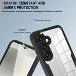 For Samsung Galaxy S26+ Phone Case Acrylic + TPU Clear Phone Cover with PET Screen Film