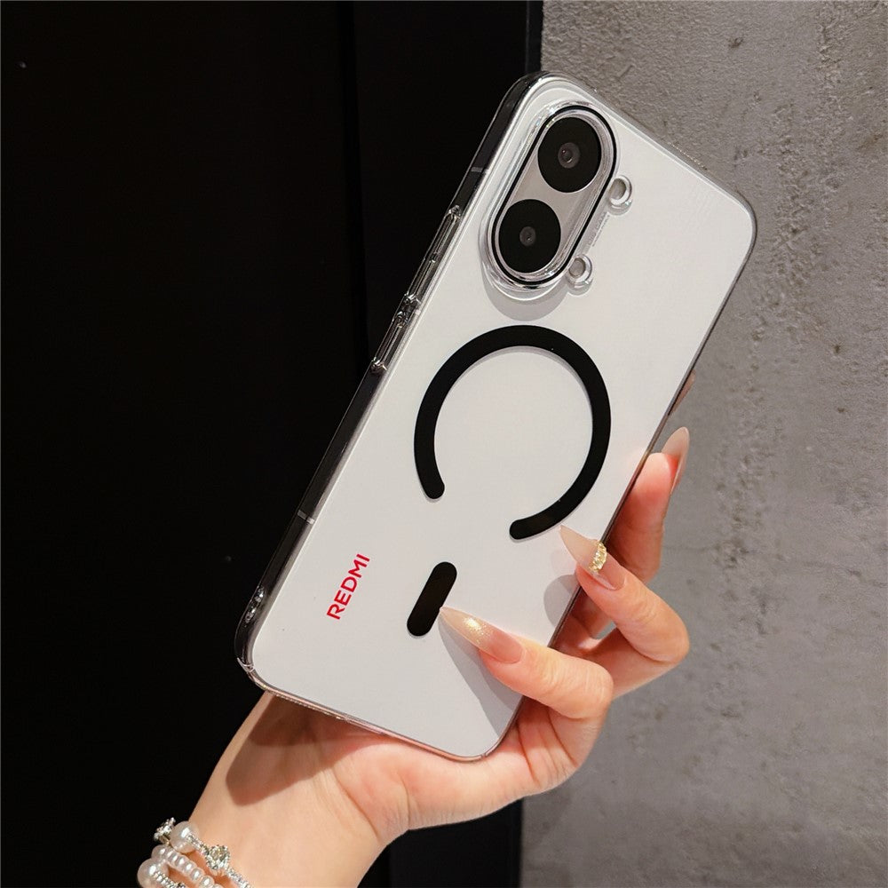 For Xiaomi Redmi Turbo 5 Max 5G  /  Poco X8 Pro Max 5G Magnetic Case Ultra Thin Clear PC Phone Back Cover