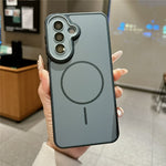 Til Samsung Galaxy S25 FE / Galaxy S26 FE Magnetisk Cover Mat Skin Touch PC + TPU Stødabsorberende Telefoncover