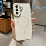 For Samsung Galaxy S26+ Magnetic Case Matte Skin Touch PC + TPU Shockproof Phone Cover