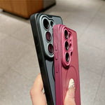 For Samsung Galaxy S25 Ultra Magnetic Case Matte Skin Touch PC + TPU Shockproof Phone Cover