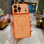 For iPhone 16 Pro Max Magnetic Case Matte Skin Touch PC + TPU Shockproof Phone Cover