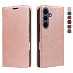 Til Samsung Galaxy S26 FE Pung Etui RFID Blokerende Kortpladser Stand Magnetisk Lukning Læder Telefoncover