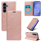 Til Samsung Galaxy S26 FE Pung Etui RFID Blokerende Kortpladser Stand Magnetisk Lukning Læder Telefoncover