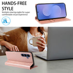 Til Samsung Galaxy S26 FE Pung Etui RFID Blokerende Kortpladser Stand Magnetisk Lukning Læder Telefoncover