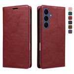 Til Samsung Galaxy S26 FE Pung Etui RFID Blokerende Kortpladser Stand Magnetisk Lukning Læder Telefoncover